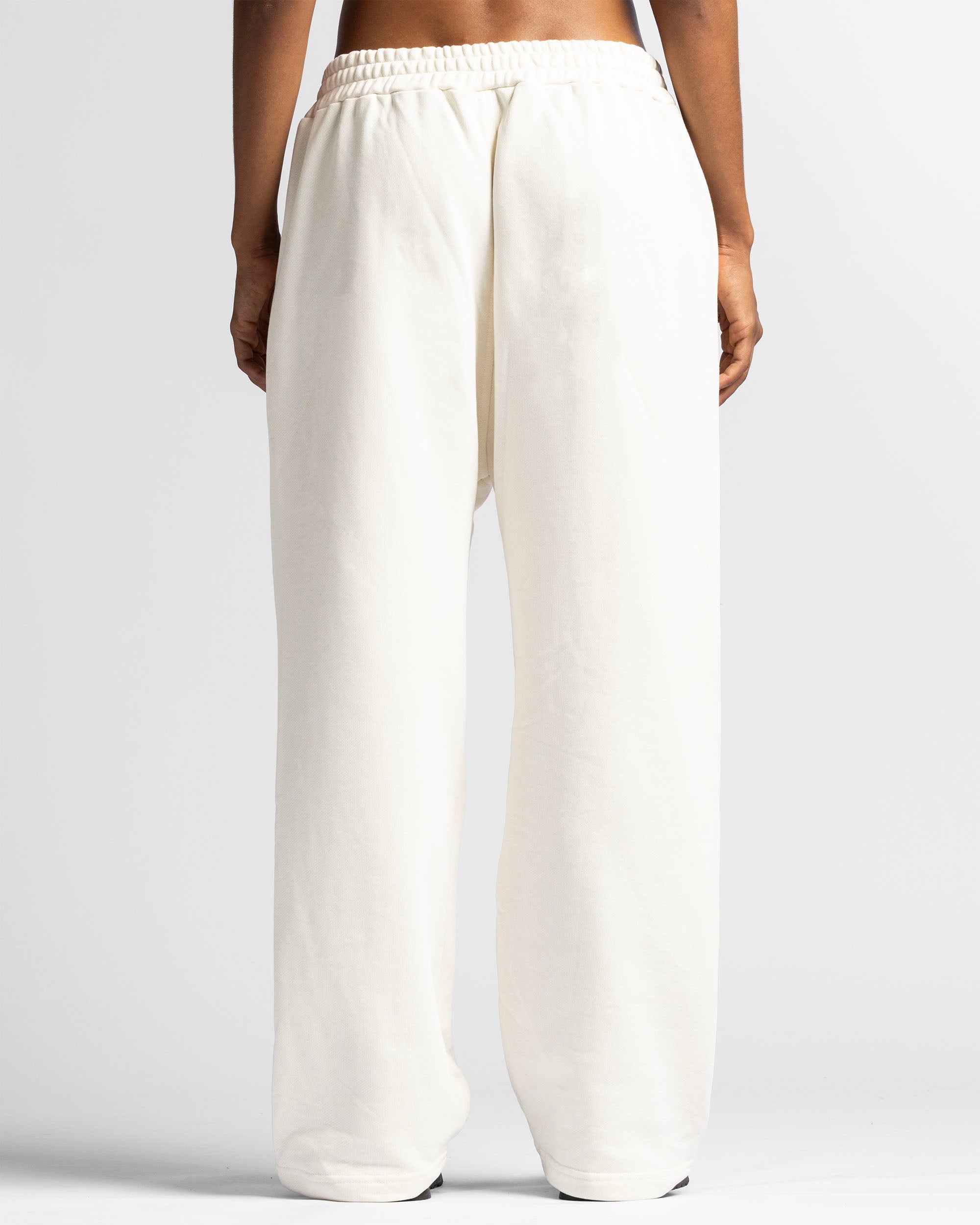 Pintuck Pant Beige Bordado - Unisex