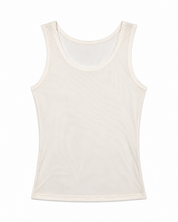 Mesh Tank Top - Beige