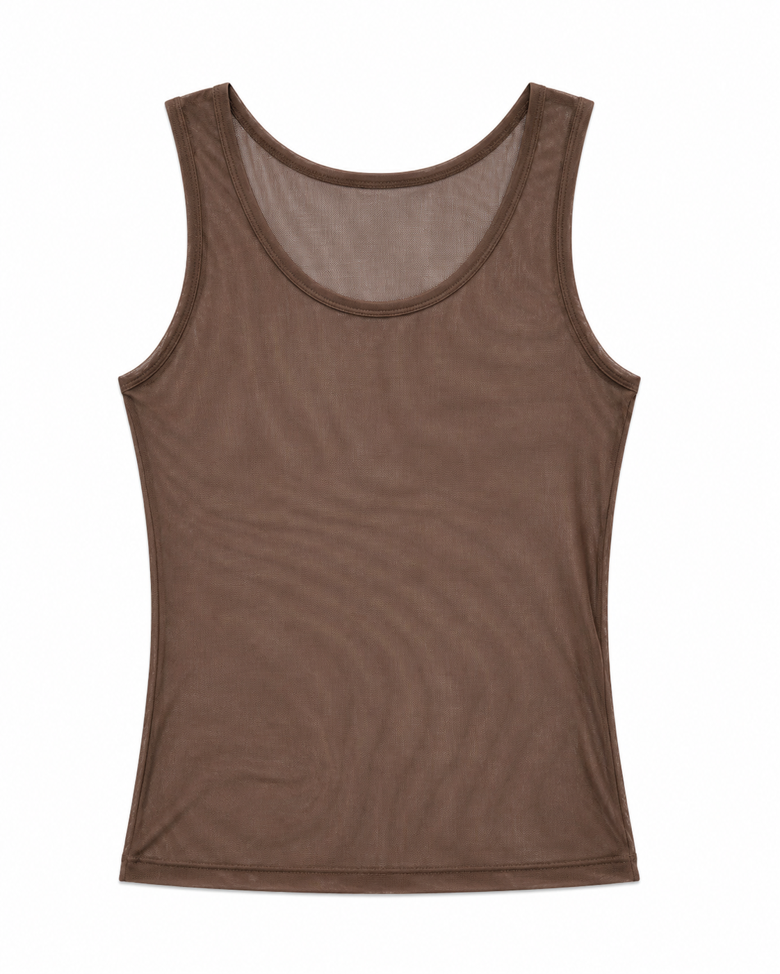 Mesh Tank Top - Cafe