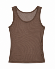 Mesh Tank Top - Cafe