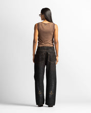 Mesh Tank Top - Cafe
