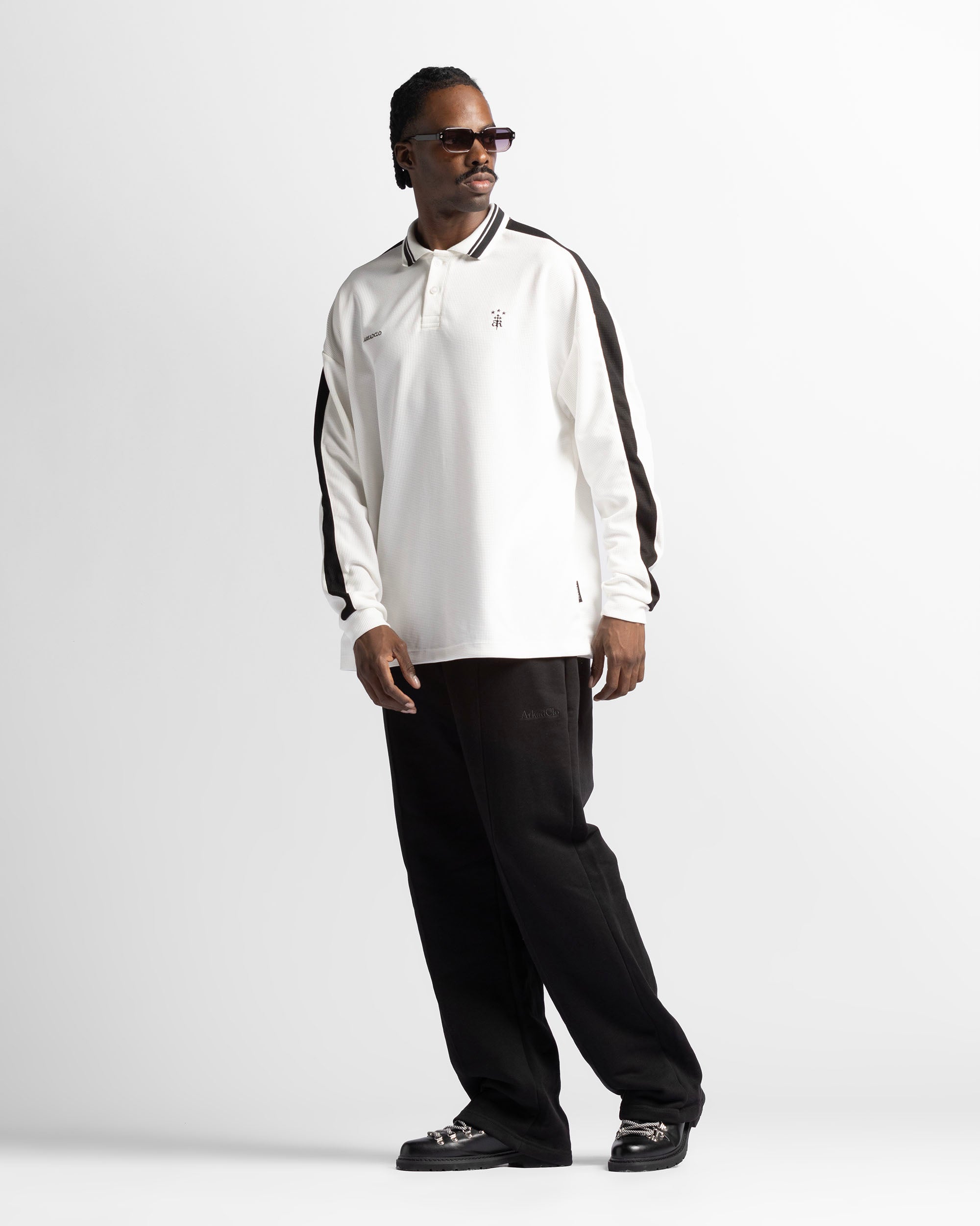 Polo Long Sleeve Waffle