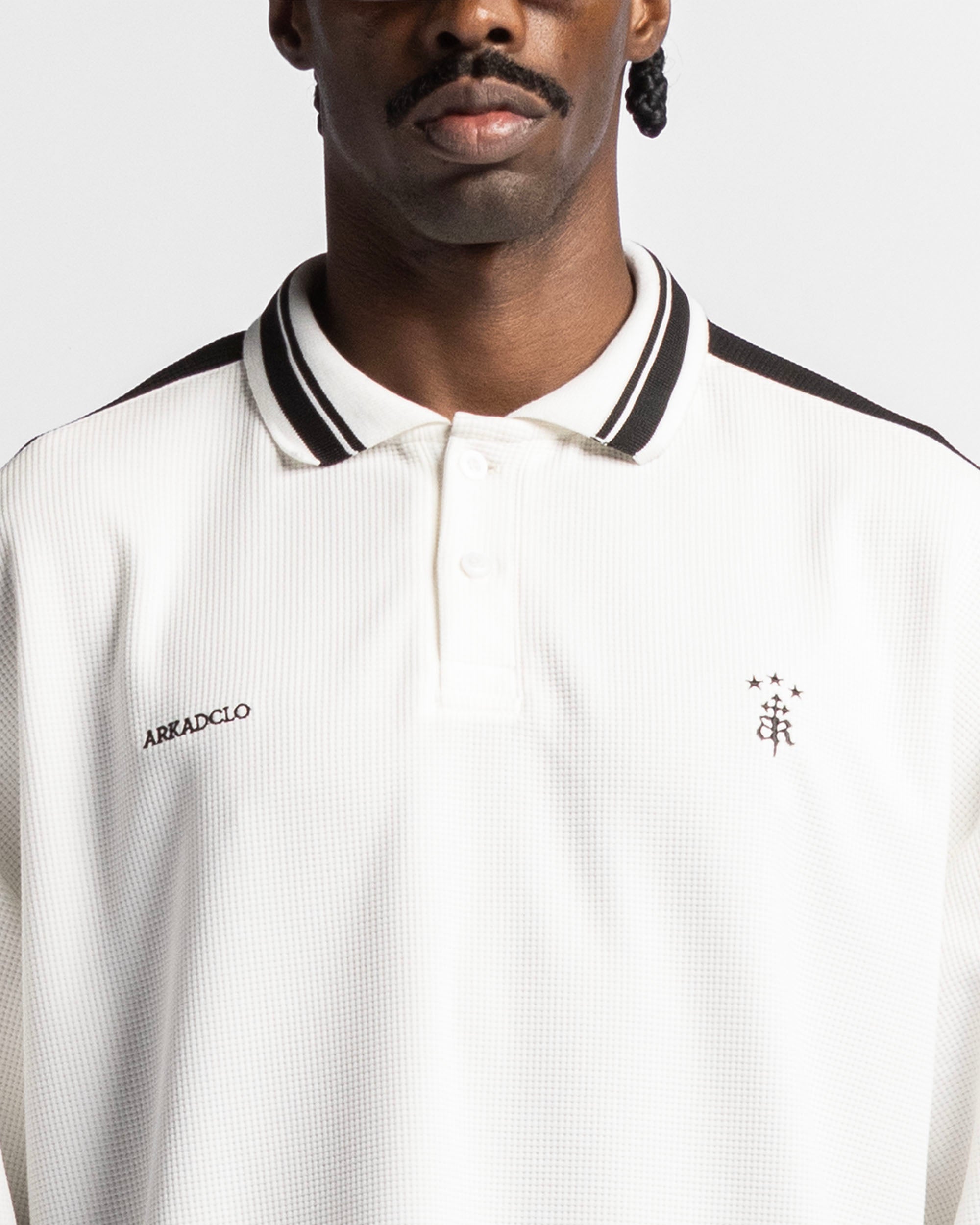 Polo Long Sleeve Waffle