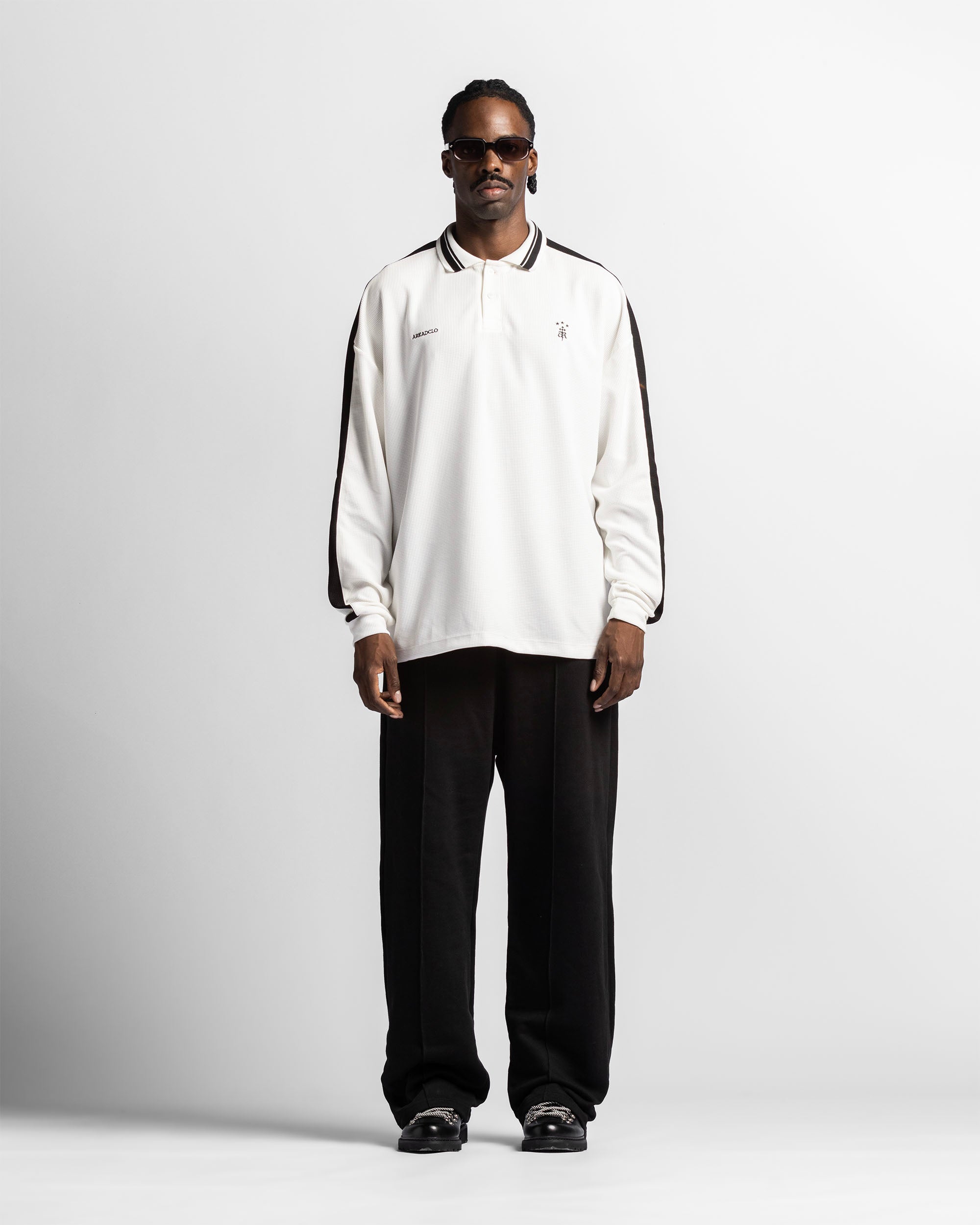 Polo Long Sleeve Waffle