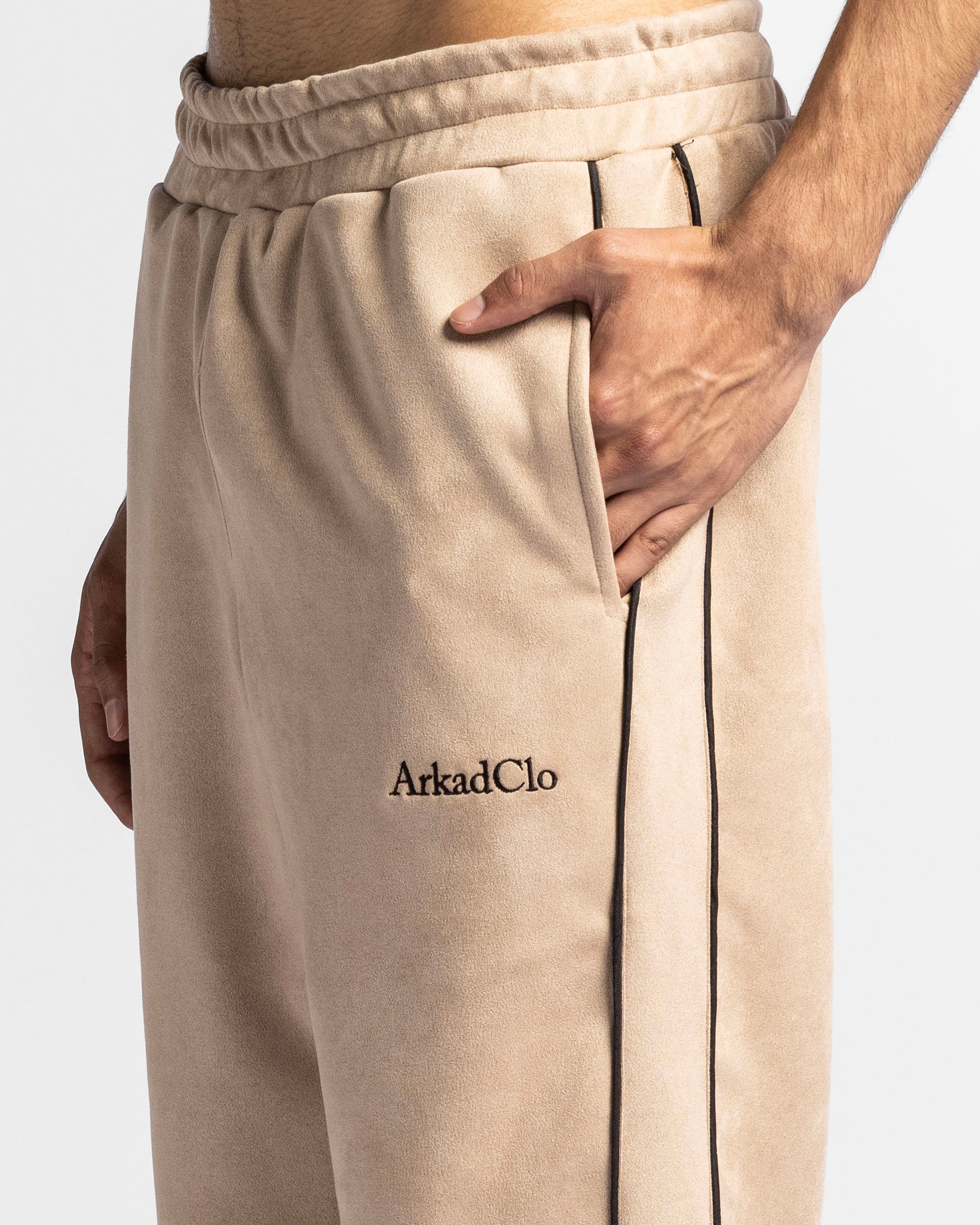 Velvet Trackpant Caqui
