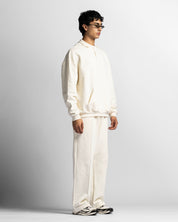 Polo Sweatshirt Oversize Beige