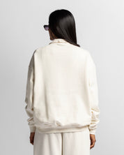 Polo Sweatshirt Oversize Beige - Unisex