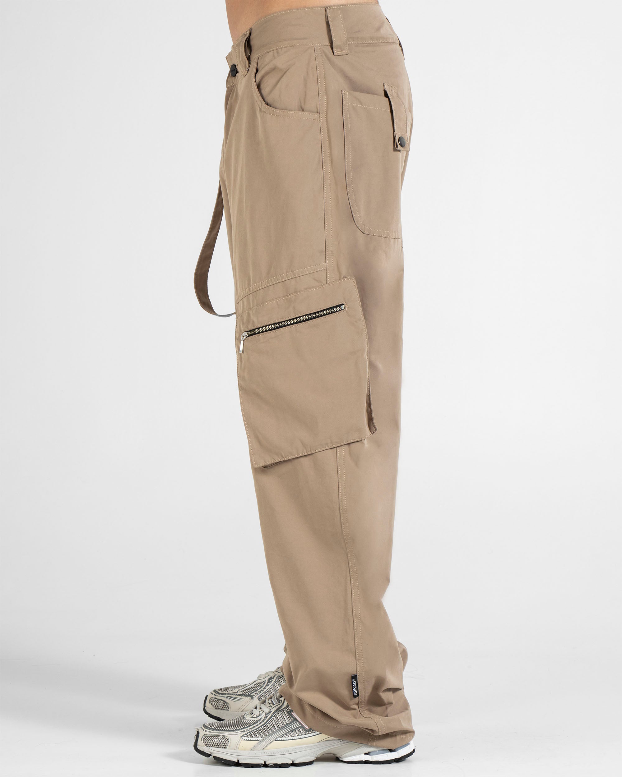 Pantalón Cargo Drill Camel