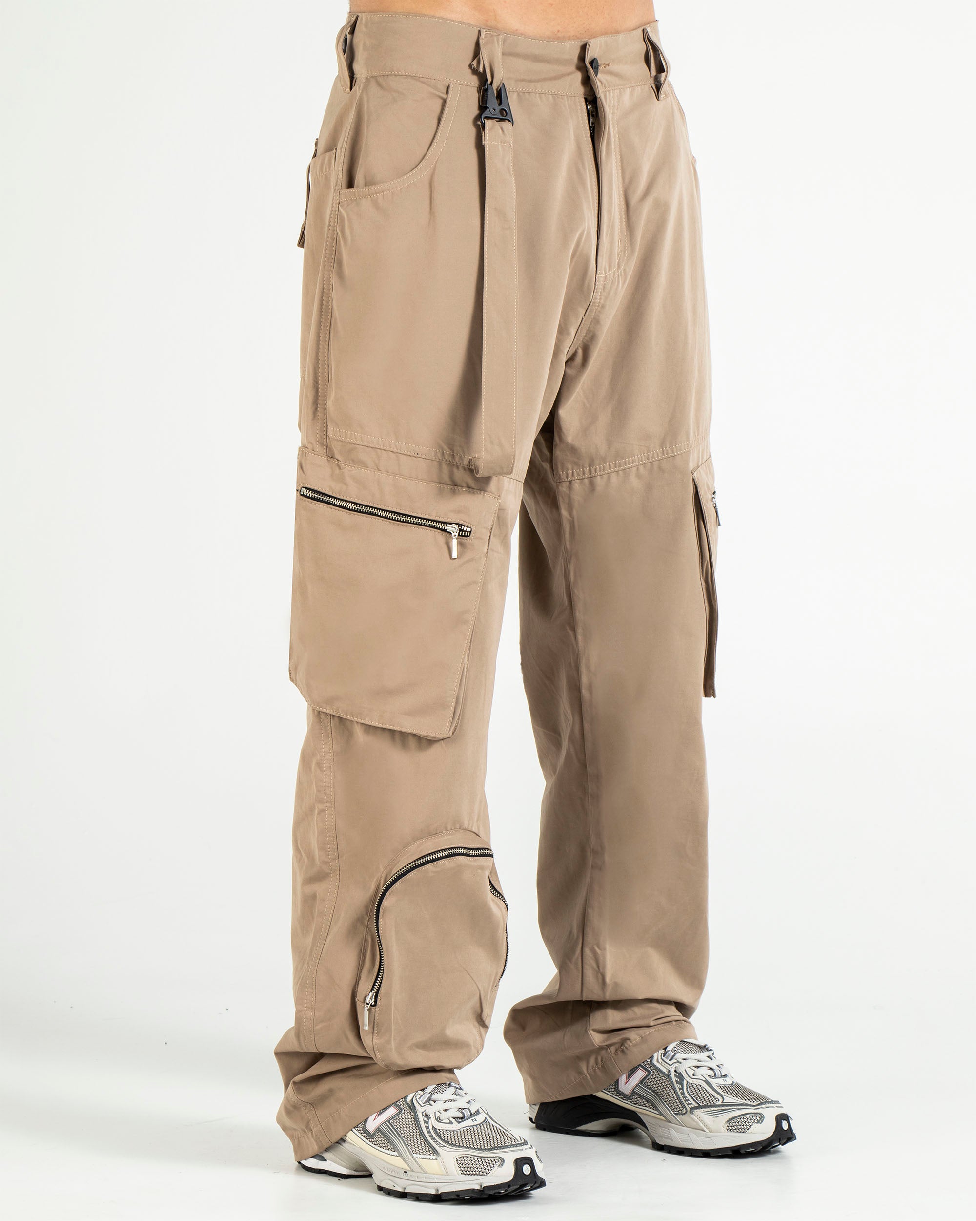 Pantalón Cargo Drill Camel