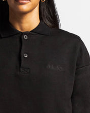 Polo Sweatshirt Oversize Negro - Unisex