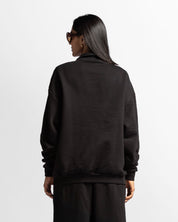 Polo Sweatshirt Oversize Negro - Unisex
