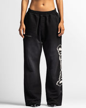 Washed Sweatpant Negra - Unisex