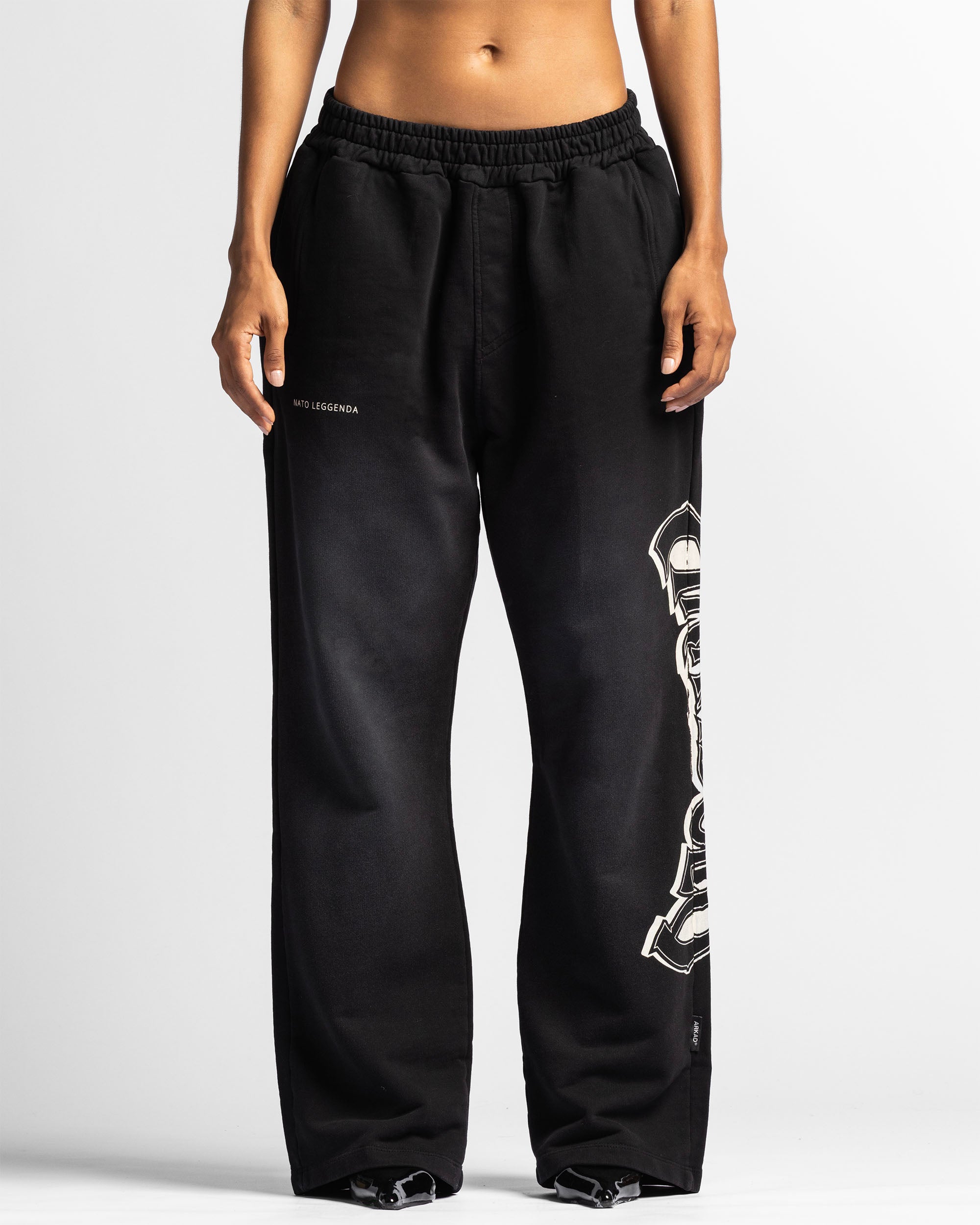 Washed Sweatpant Negra - Unisex