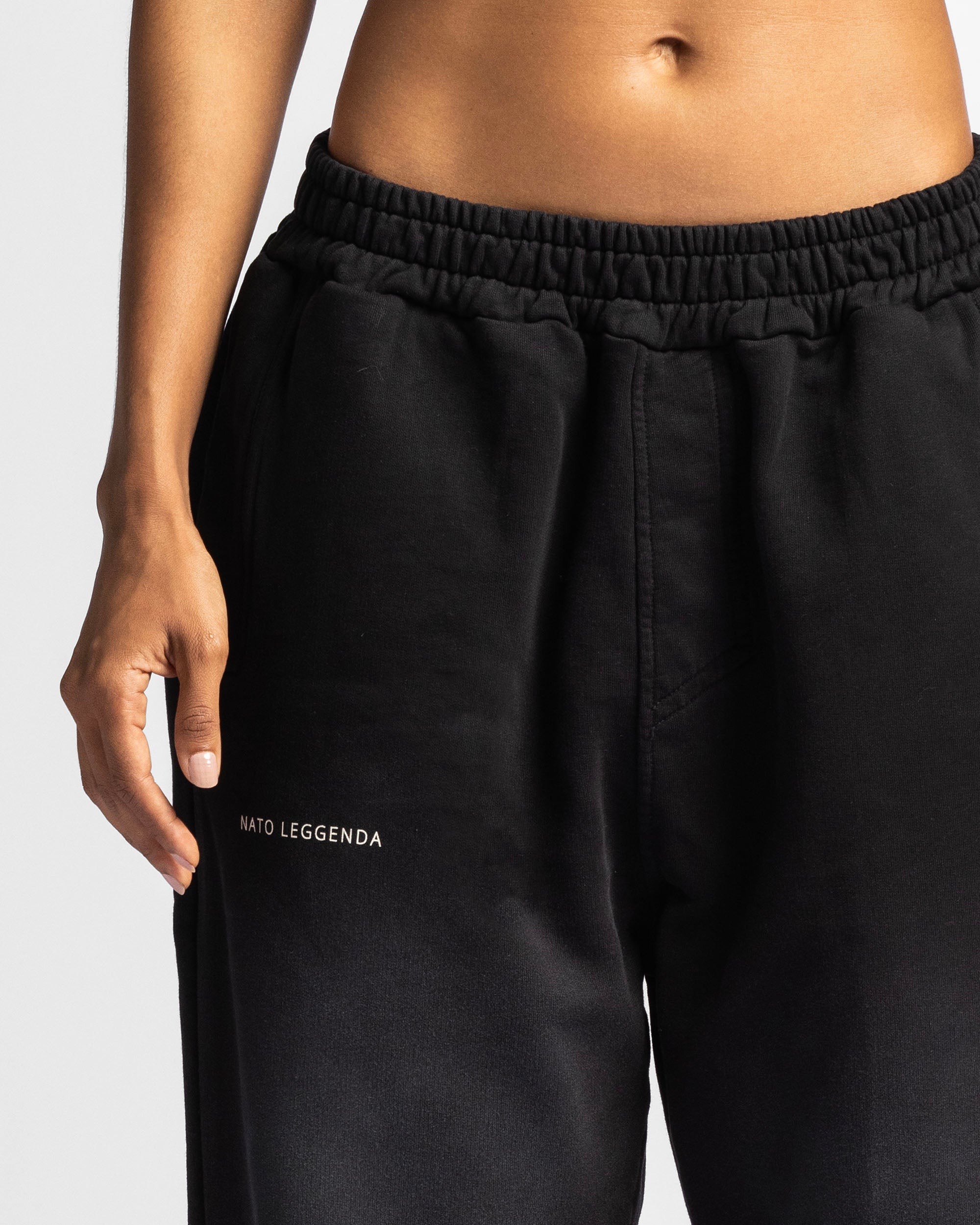 Washed Sweatpant Negra - Unisex