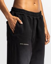 Washed Sweatpant Negra - Unisex