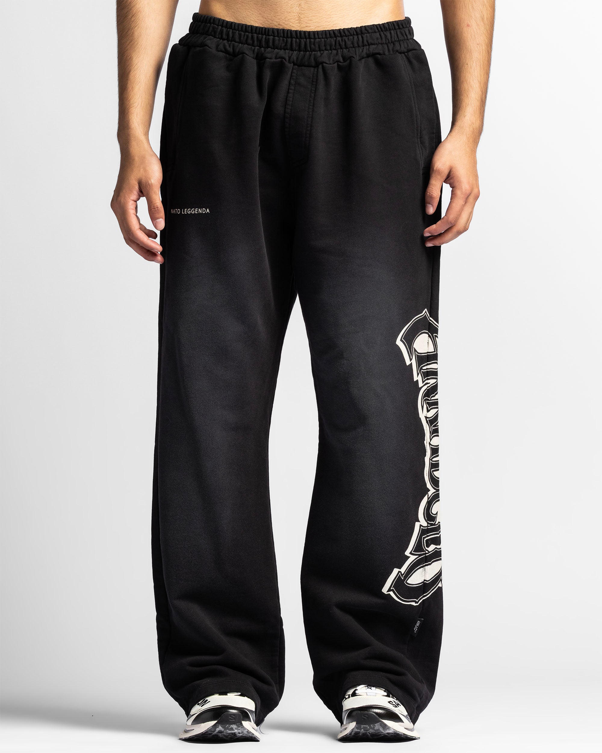 Washed Sweatpant Negra