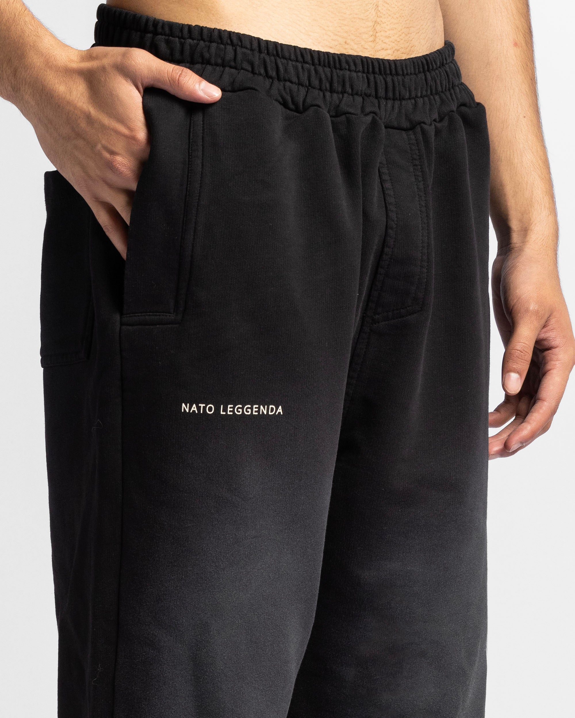 Washed Sweatpant Negra