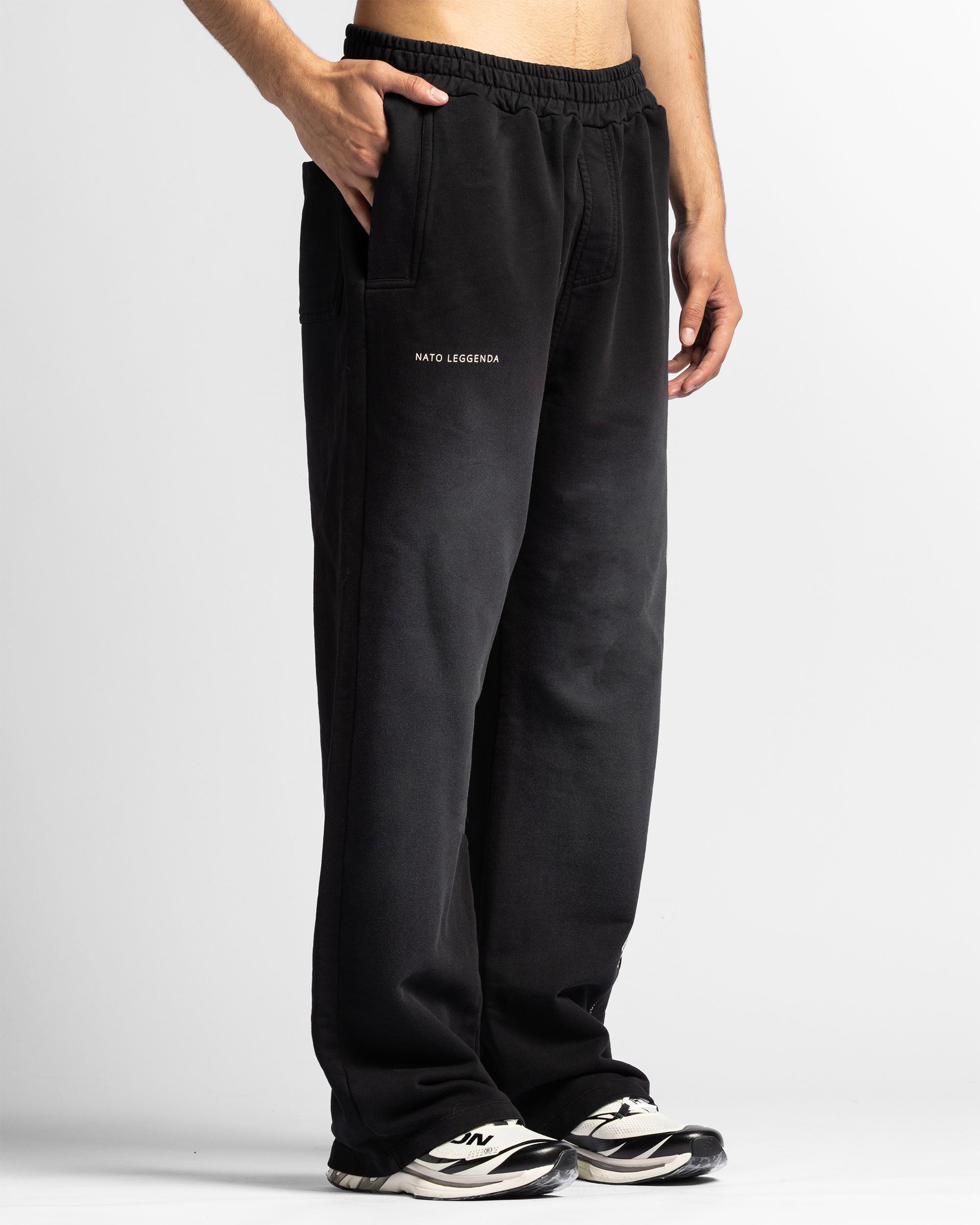 Washed Sweatpant Negra