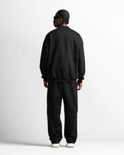 Polo Sweatshirt Oversize Negro