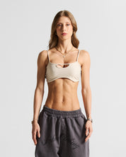 Ribbed Top Hustler Khaki