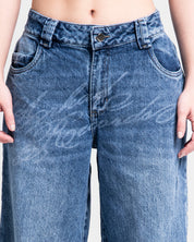 Jean Azul Clásico Laser Mujer