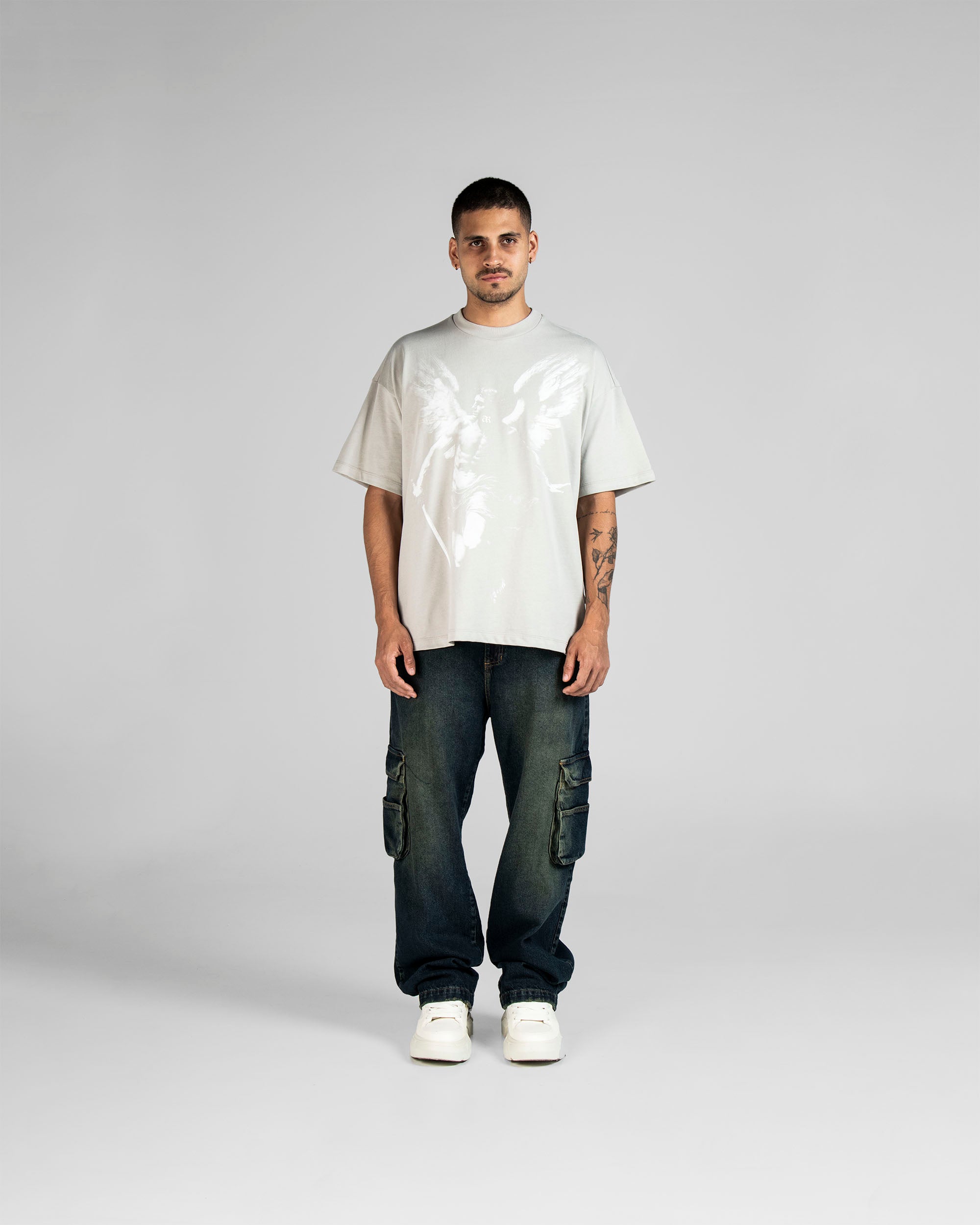 Tshirt Oversize Hustler Gray