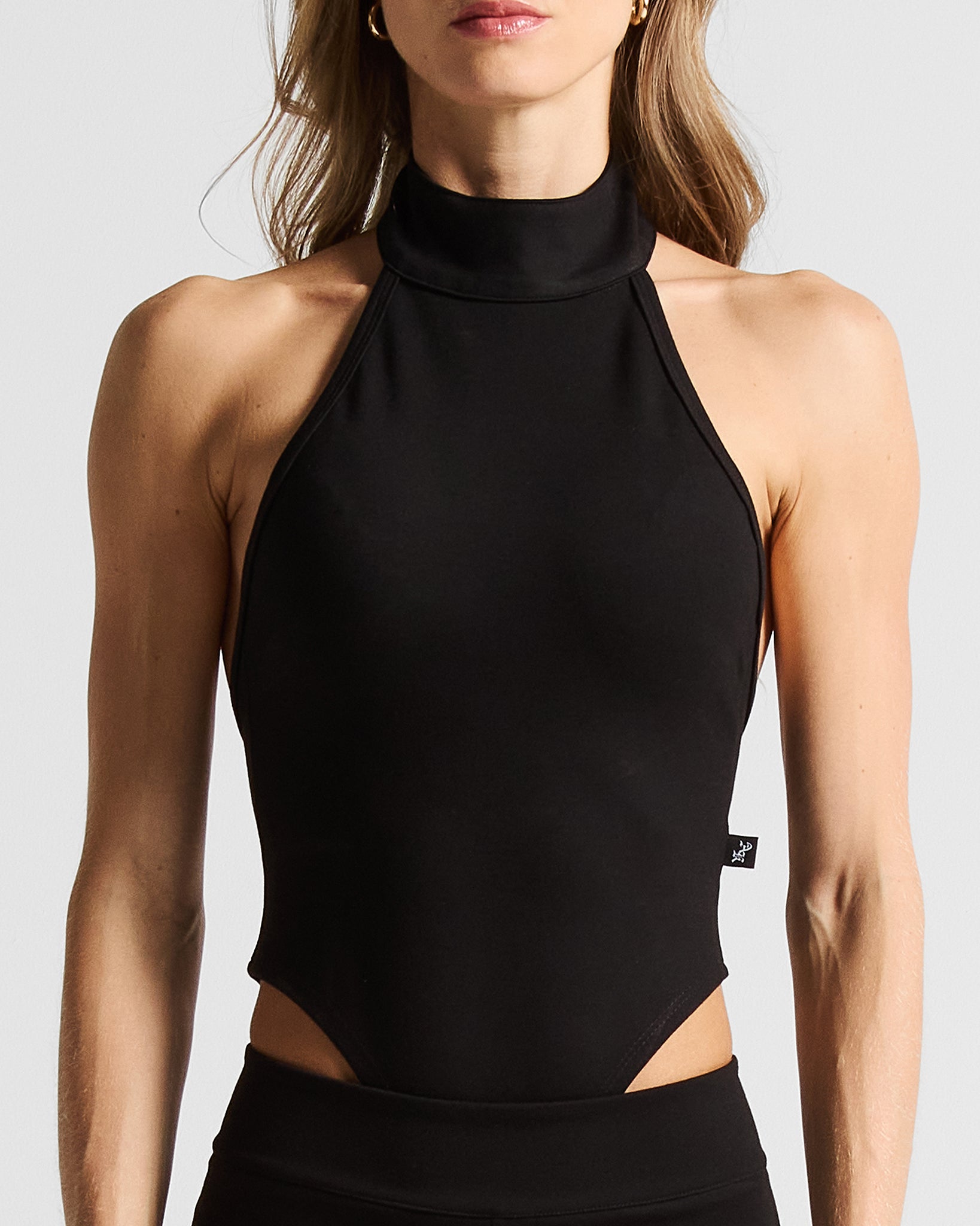 Backless Black Bodysuit