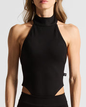 Backless Black Bodysuit