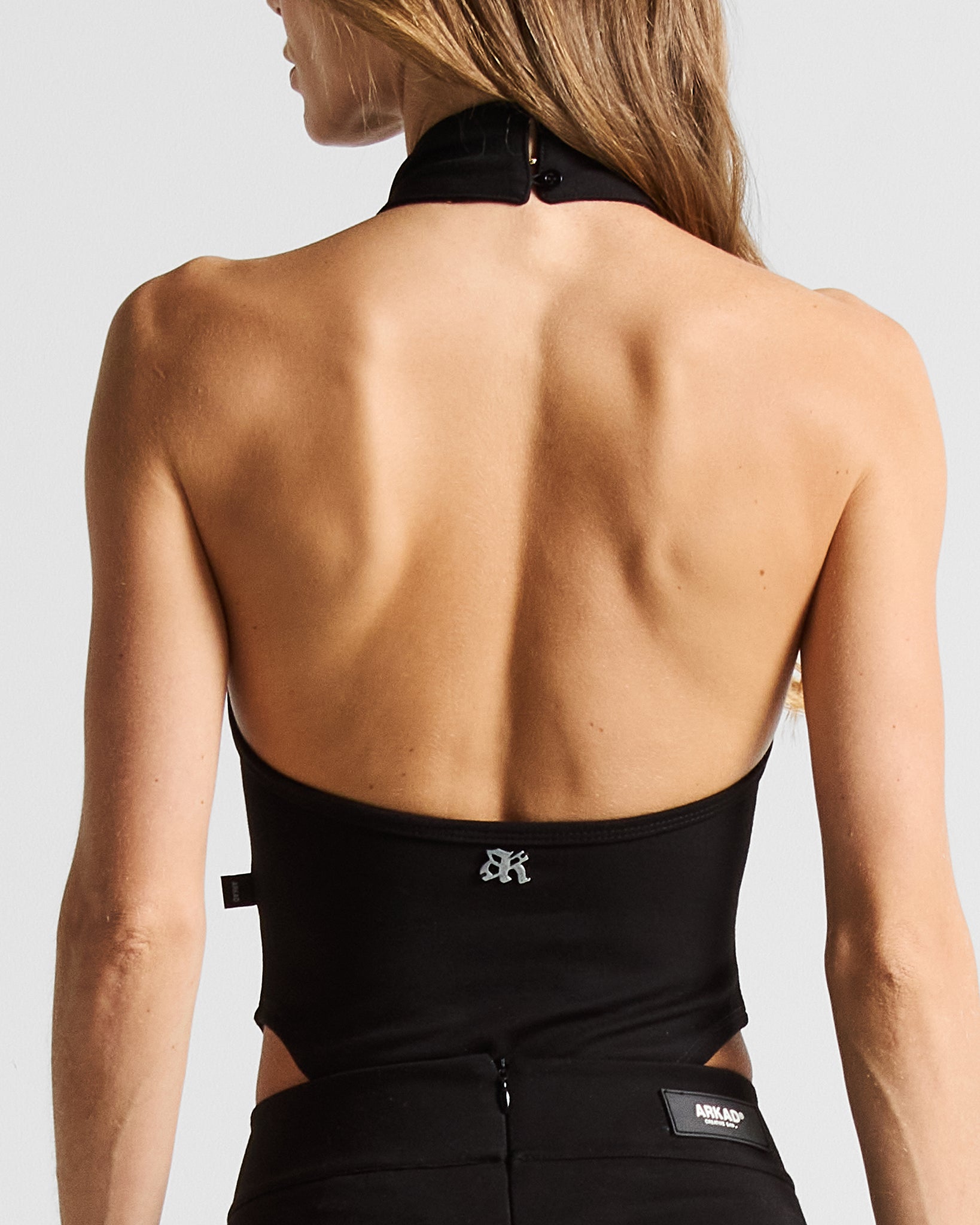 Backless Black Bodysuit