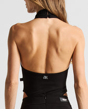 Backless Black Bodysuit
