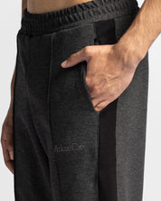Sweantpant Gris Con Negro