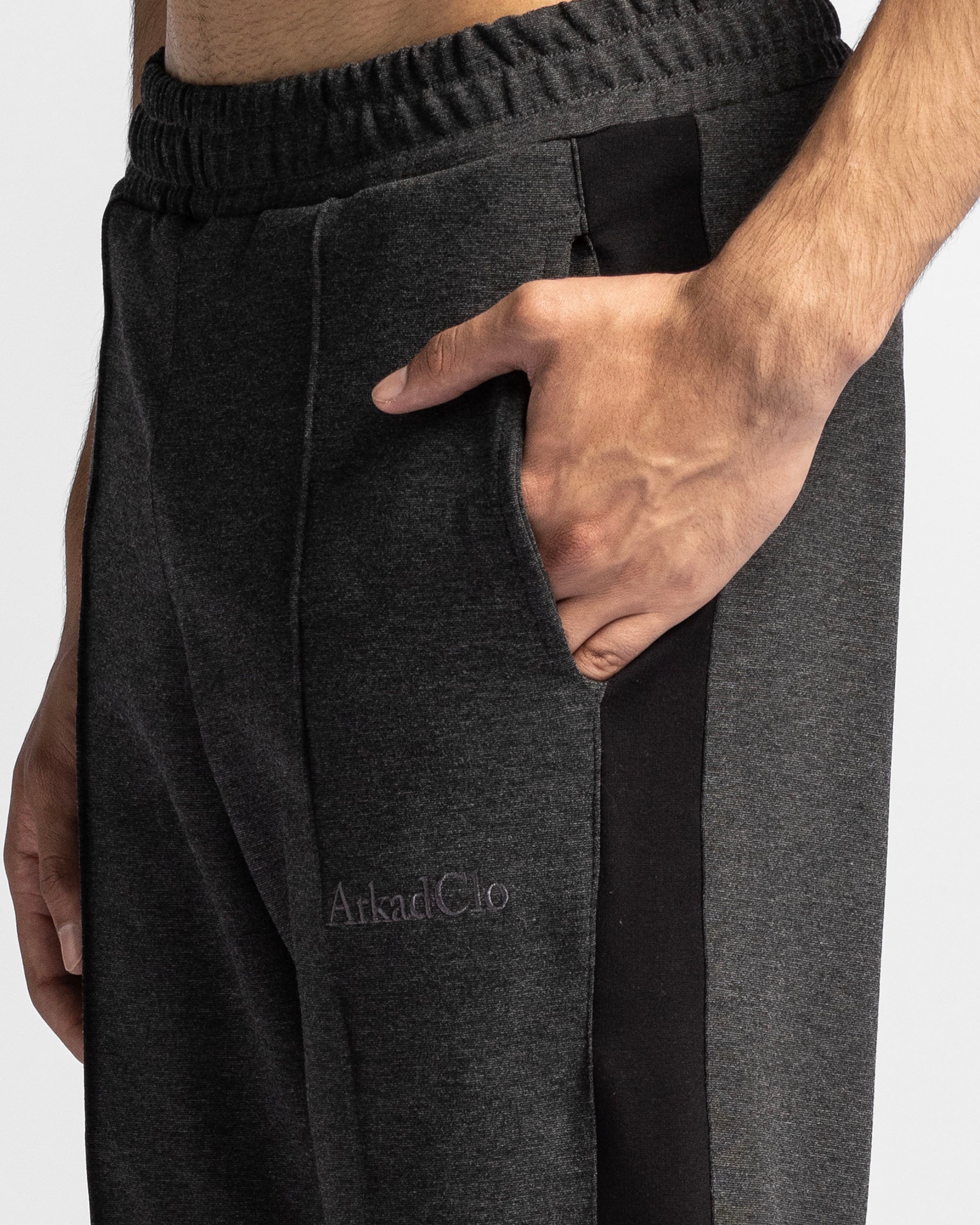 Sweantpant Gris Con Negro