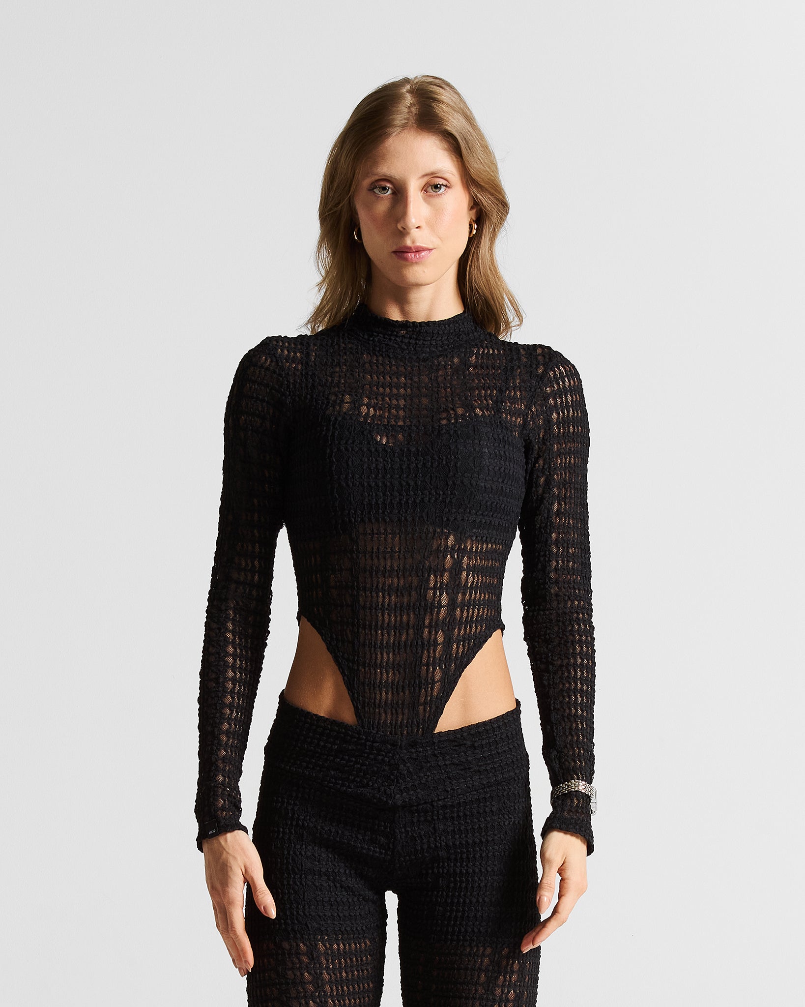 Black Lace Bodysuit