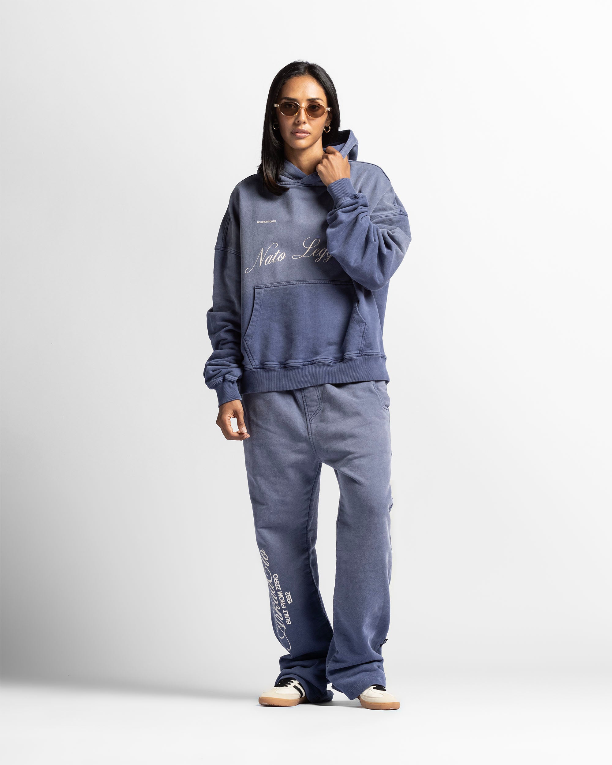Washed Blue Hoodie - Unisex