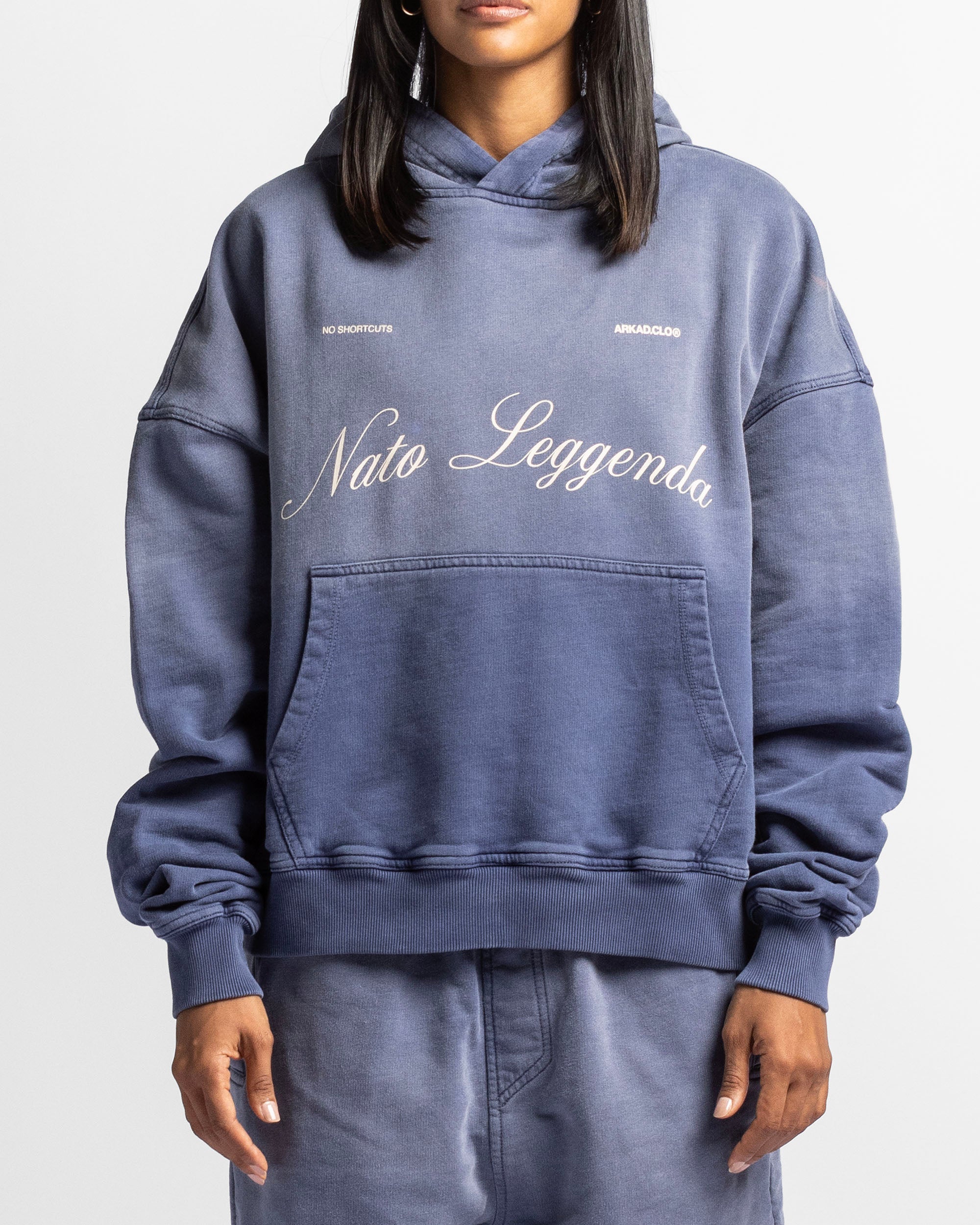 Washed Blue Hoodie - Unisex
