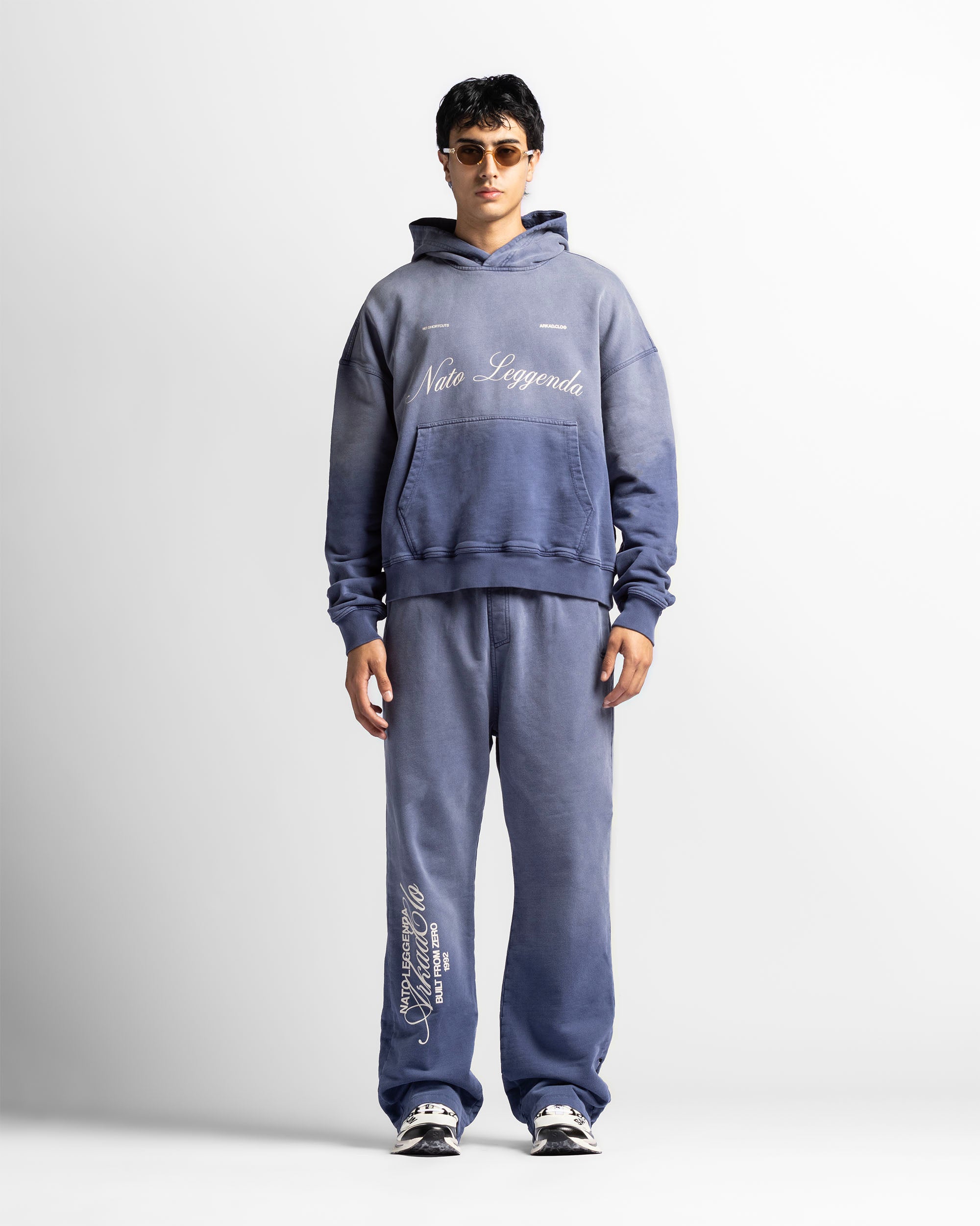 Washed Blue Hoodie