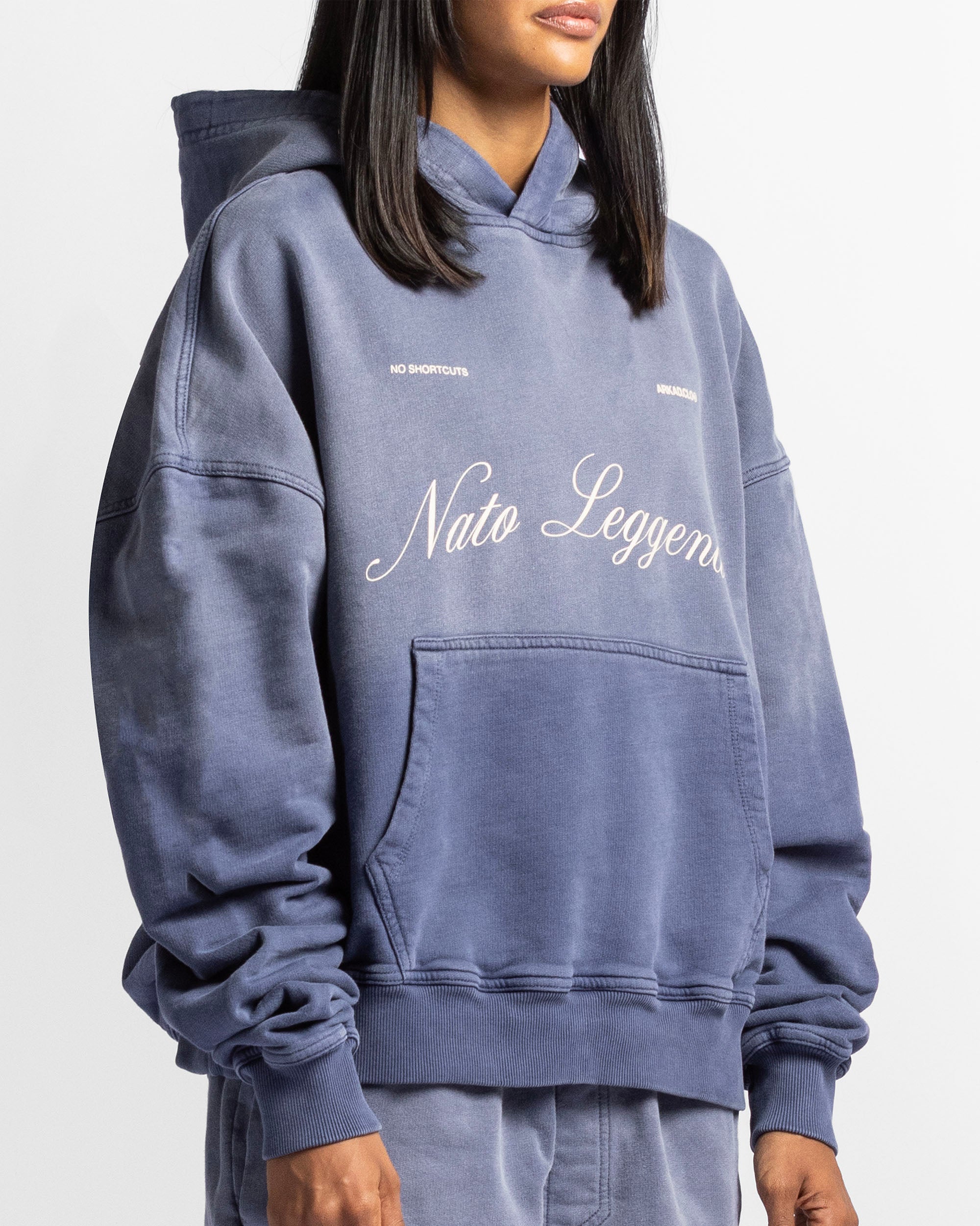 Washed Blue Hoodie - Unisex