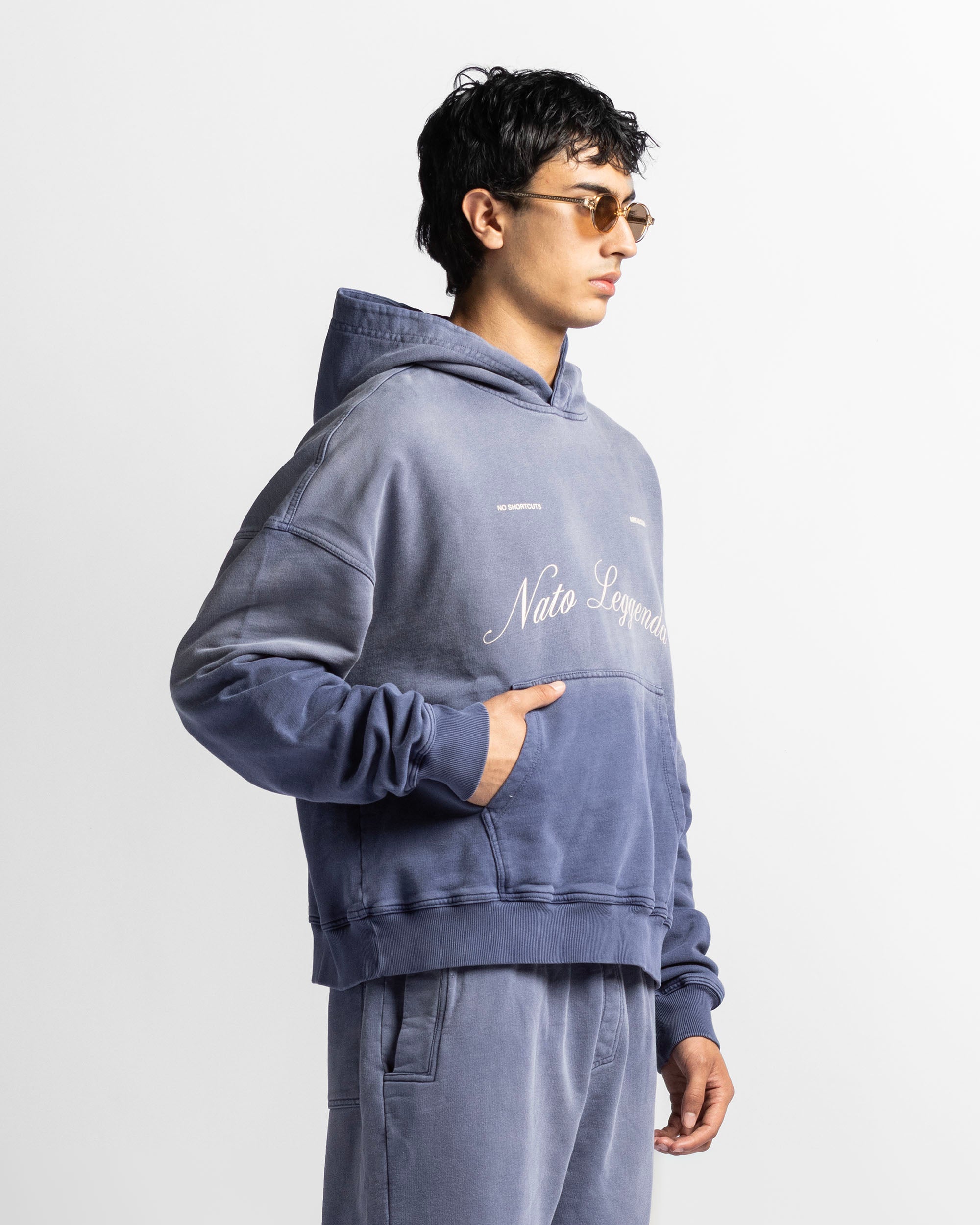 Washed Blue Hoodie