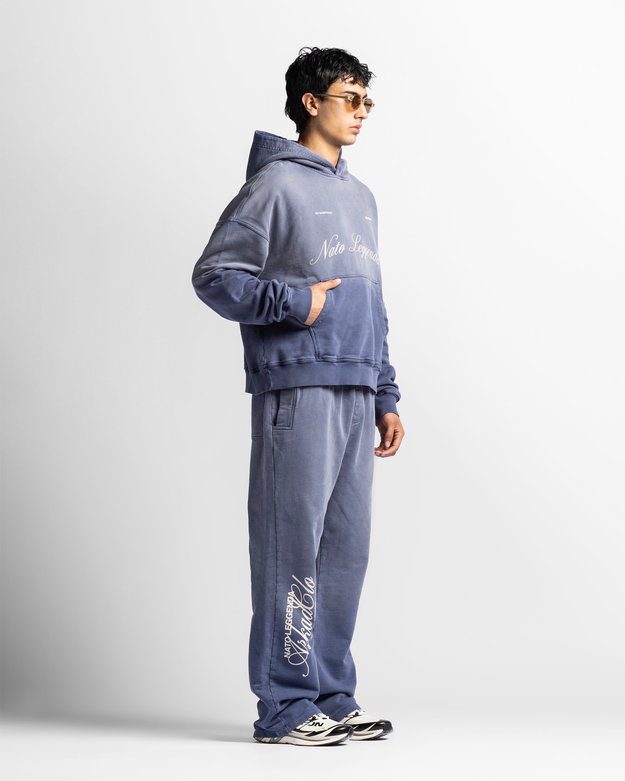 Washed Blue Hoodie