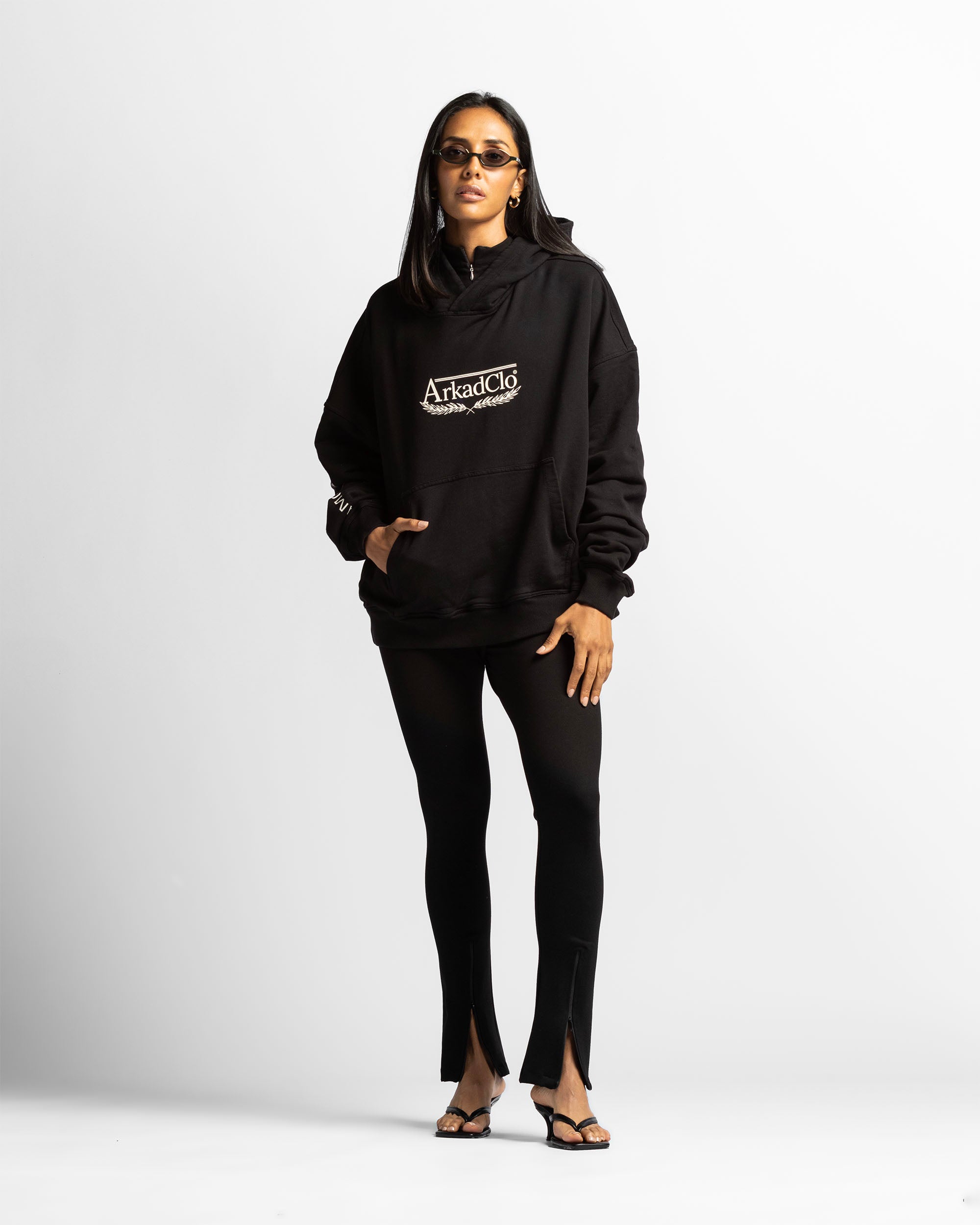 Legging Flare Con Zip