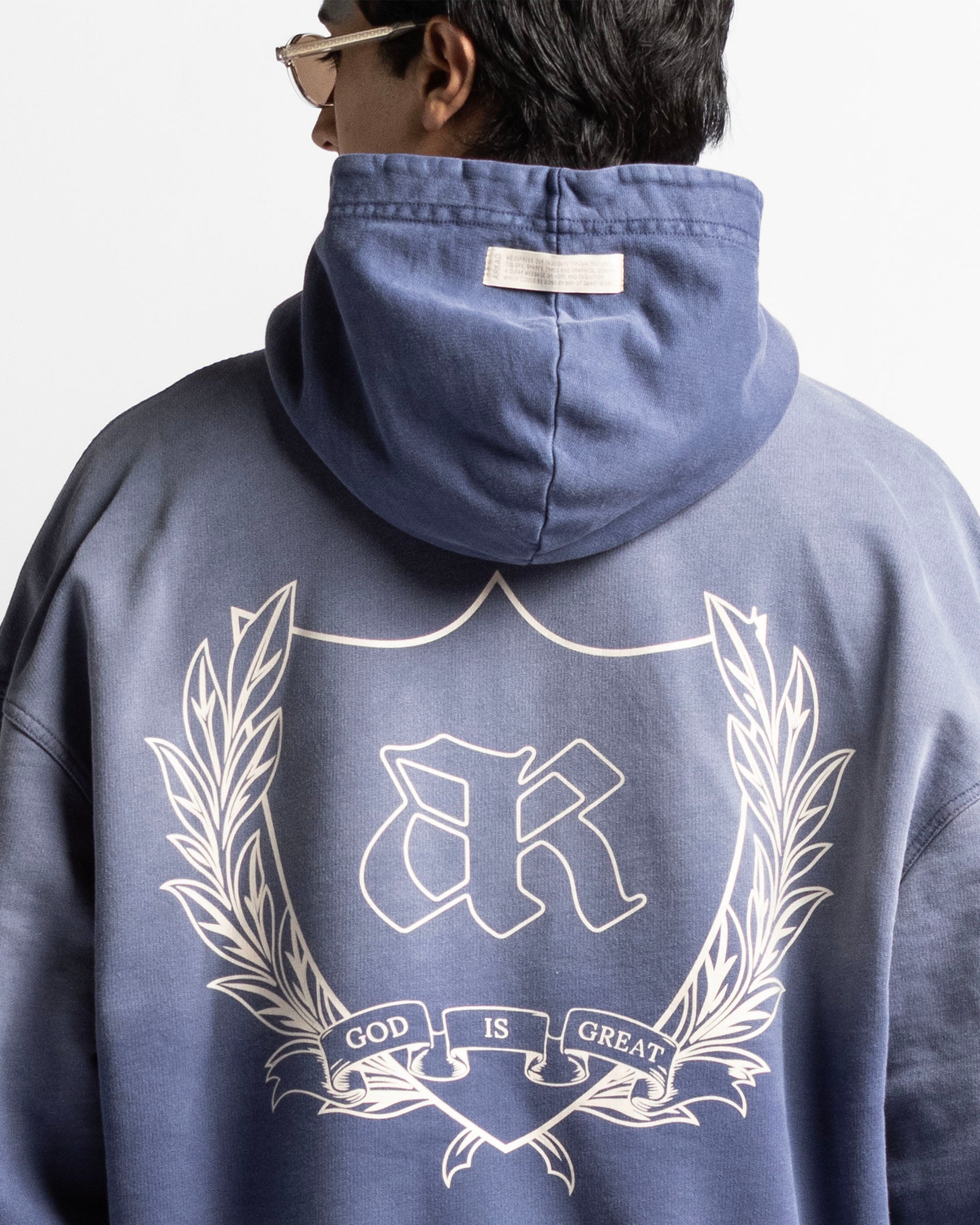 Washed Blue Hoodie
