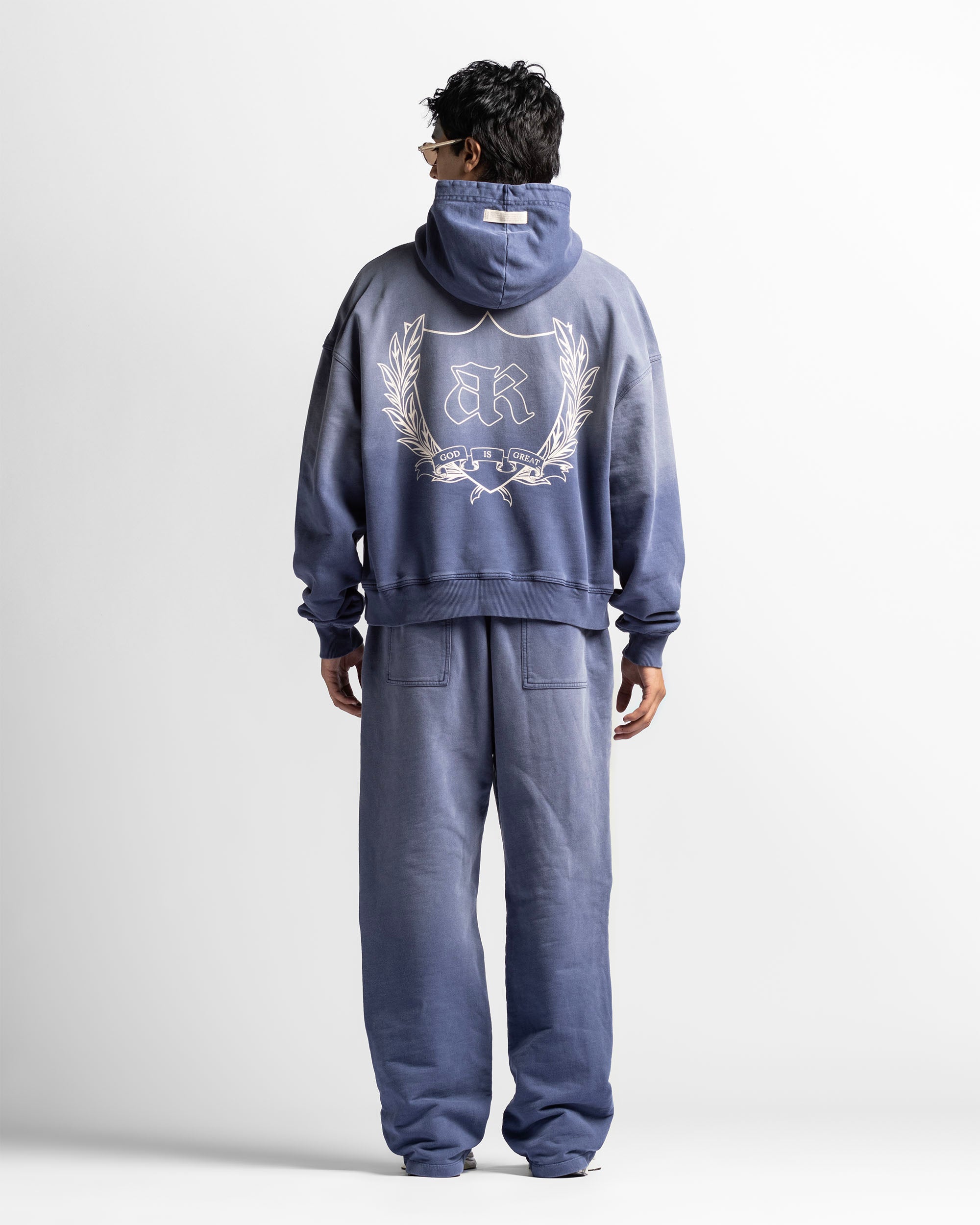 Washed Blue Hoodie