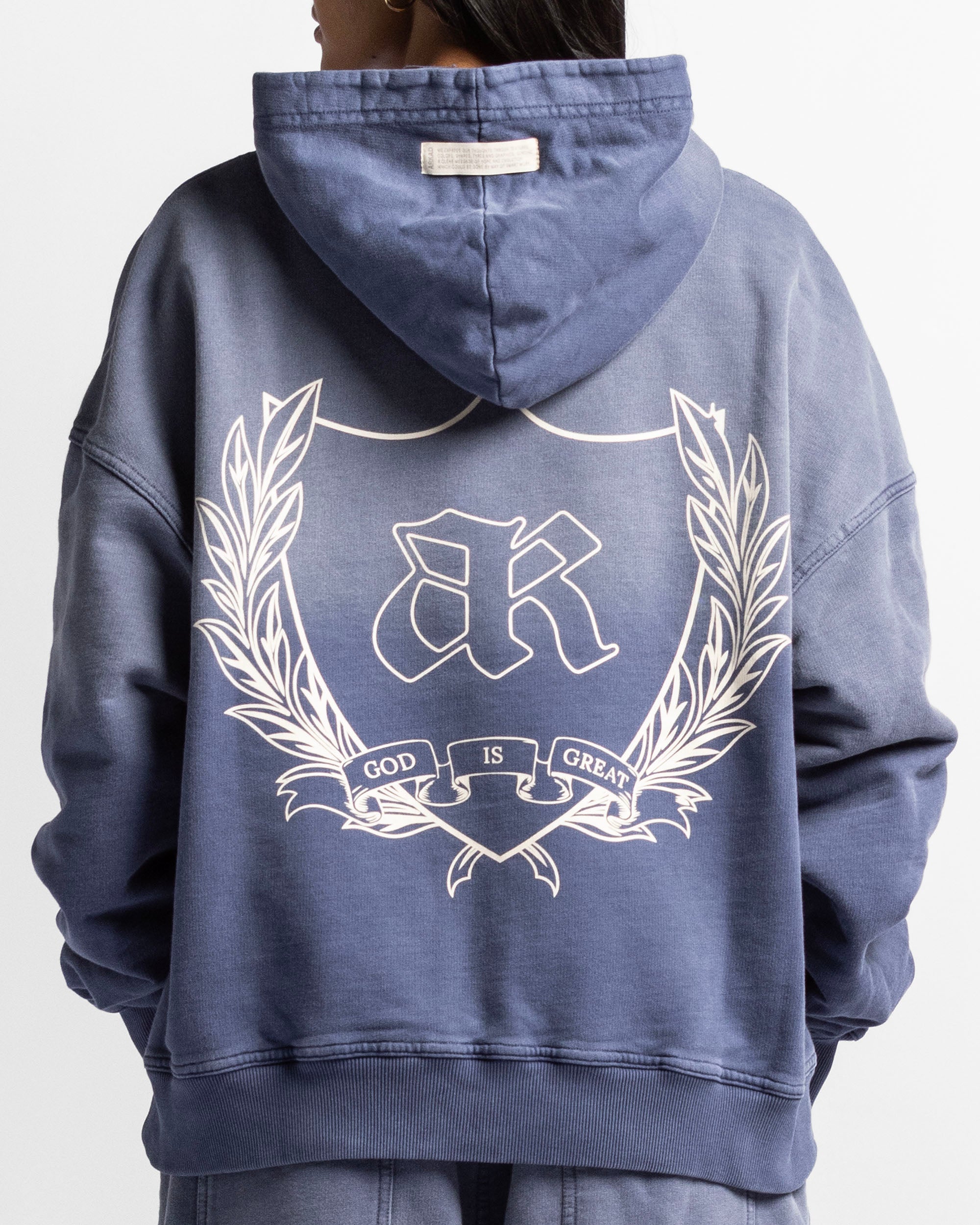 Washed Blue Hoodie - Unisex