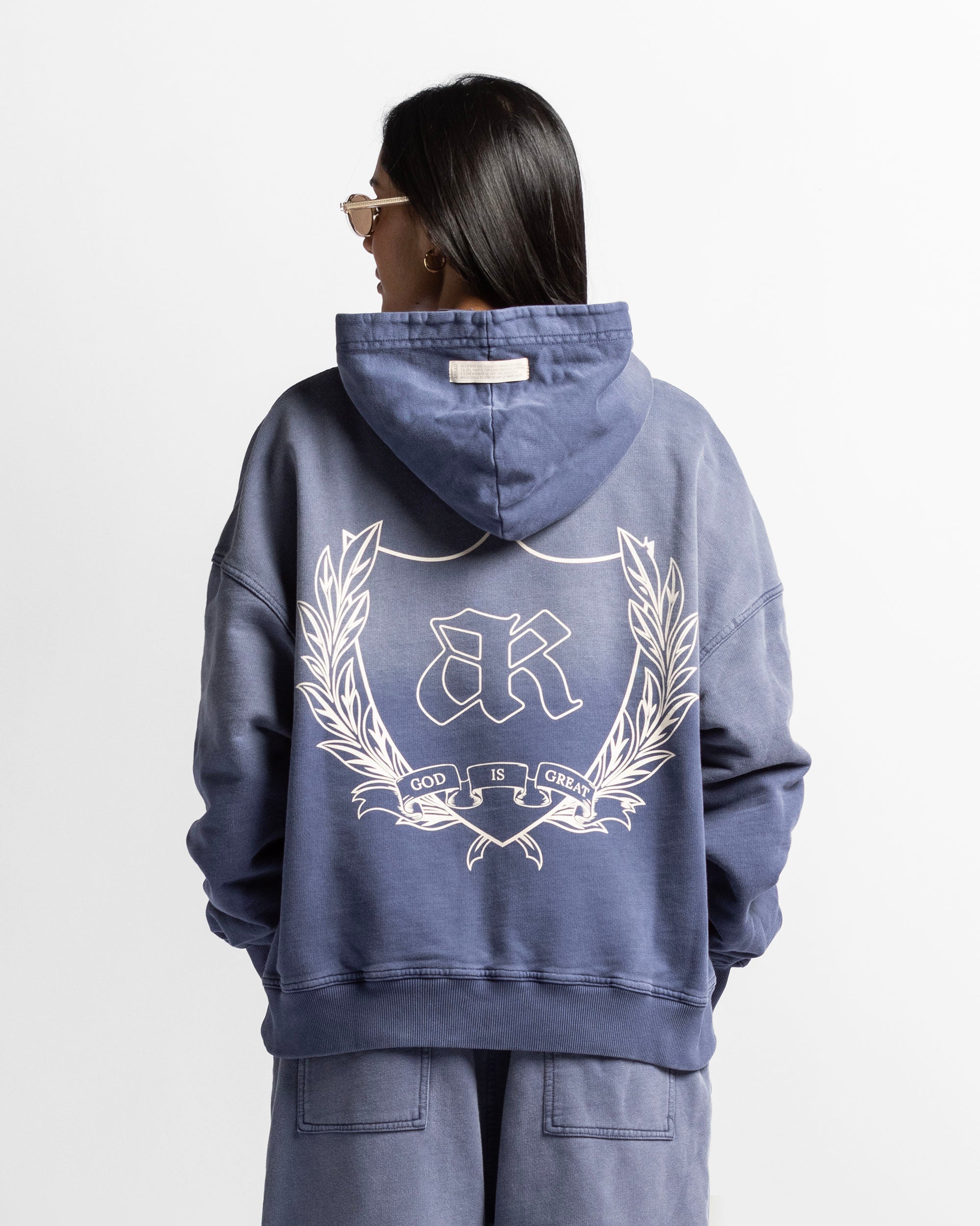 Washed Blue Hoodie - Unisex