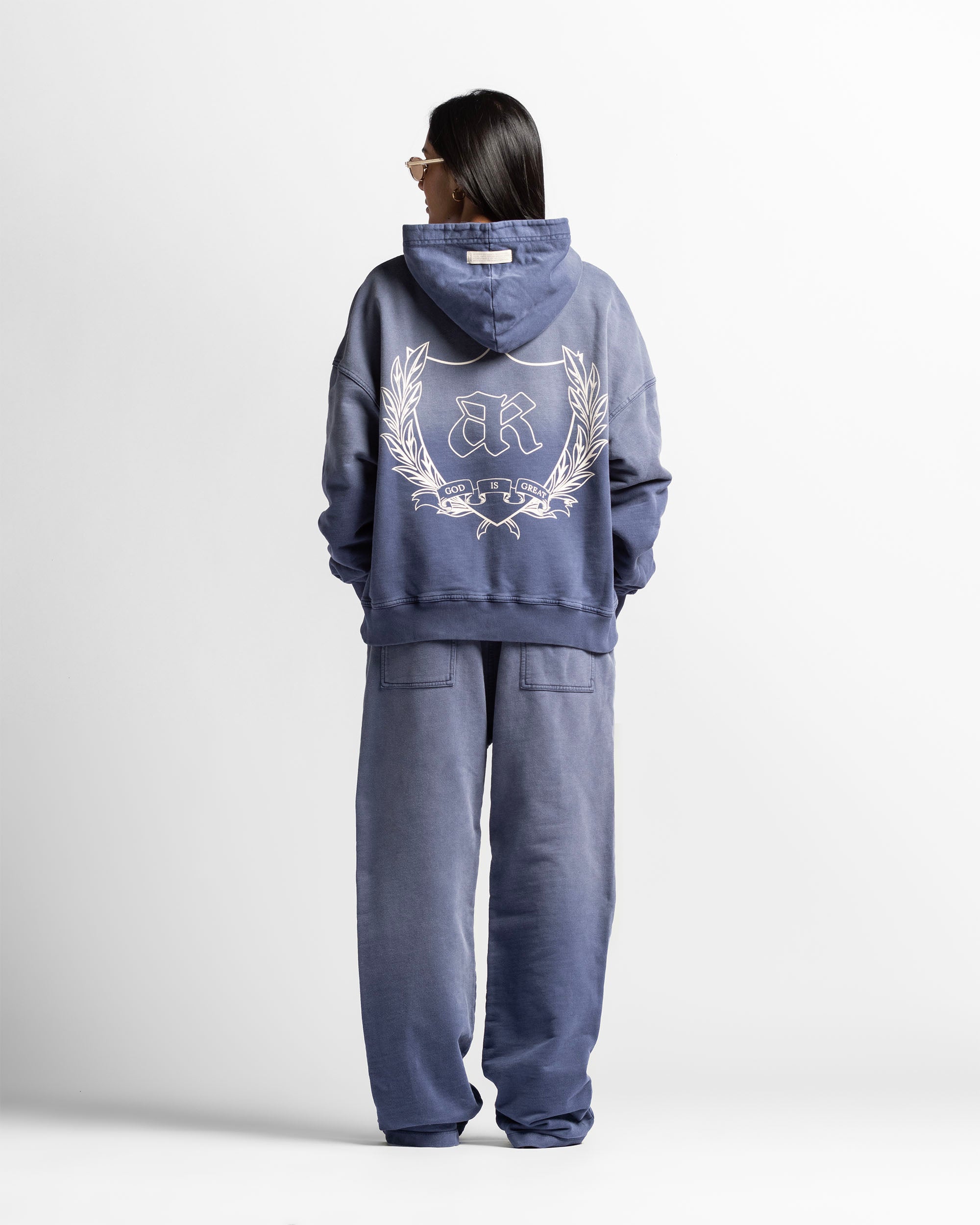 Washed Blue Hoodie - Unisex