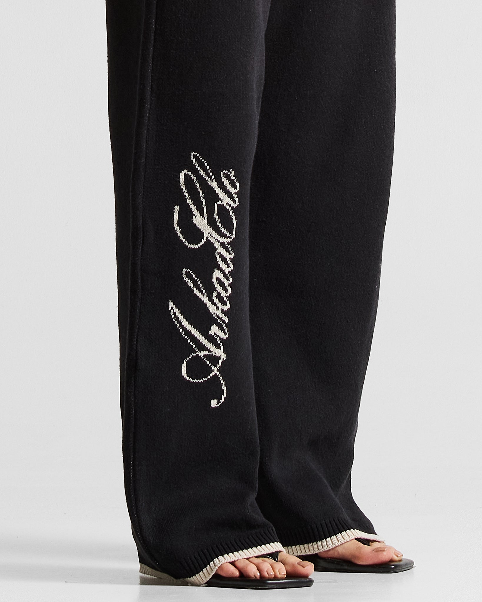 Knit Pant Hustler Negra - Unisex