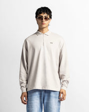 Zip Polo Gris