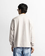 Zip Polo Gris