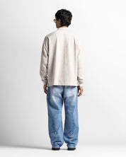 Zip Polo Gris