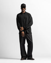Zip Polo Negro